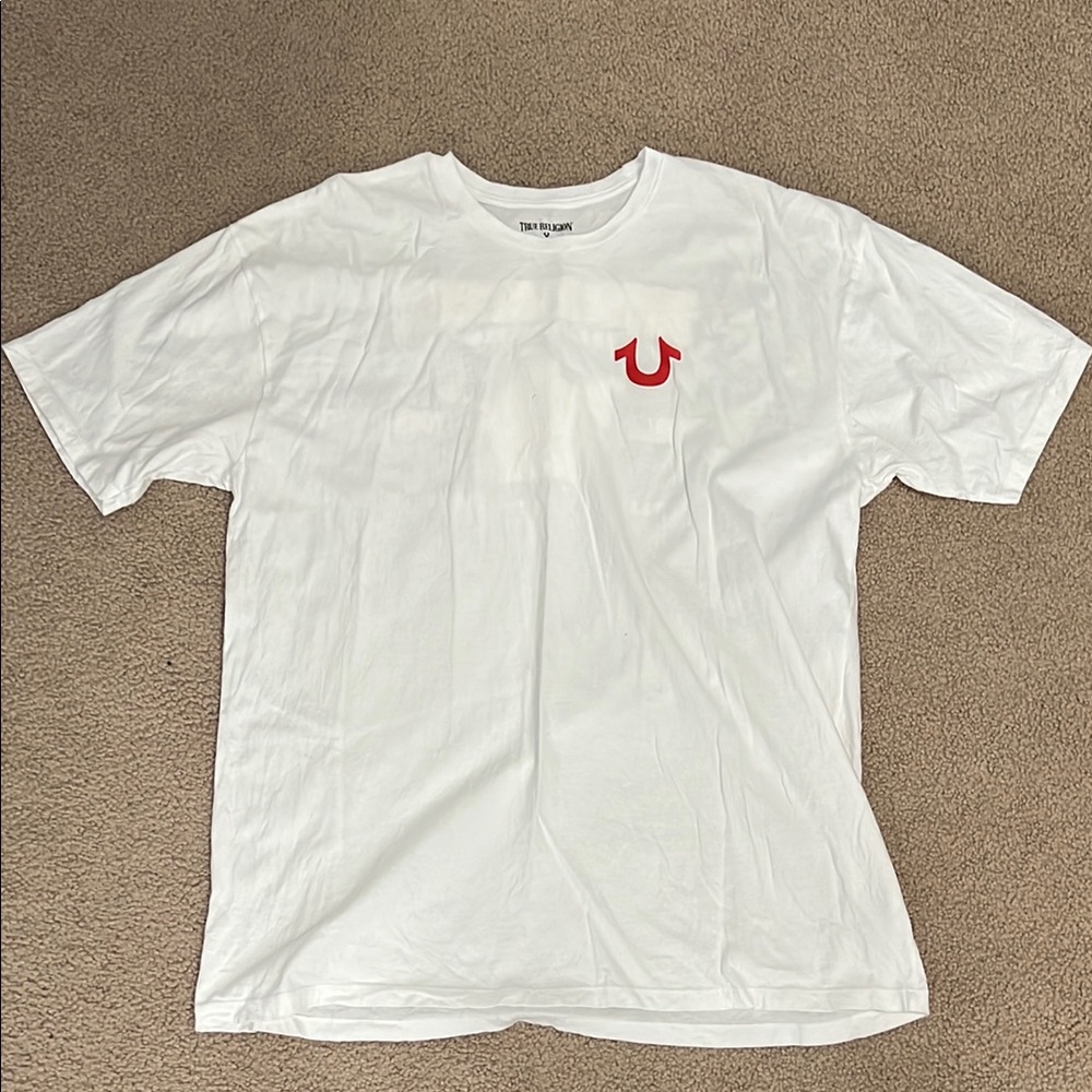 True Religion White T-Shirt for Men